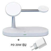 The wireless led desk lamp with usb