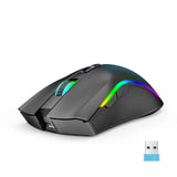 T69 Wireless 2.4Ghz Gaming Mouse - 4800Dpi Rechargeable Ergonomic Mouse For Laptop & PC Computer Gamer