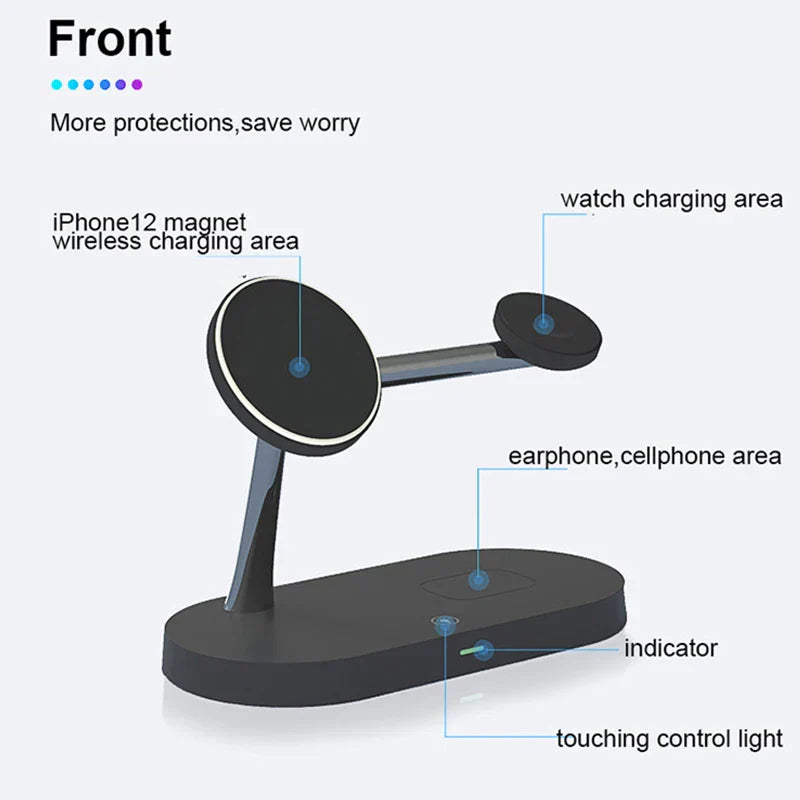Wireless charging station.