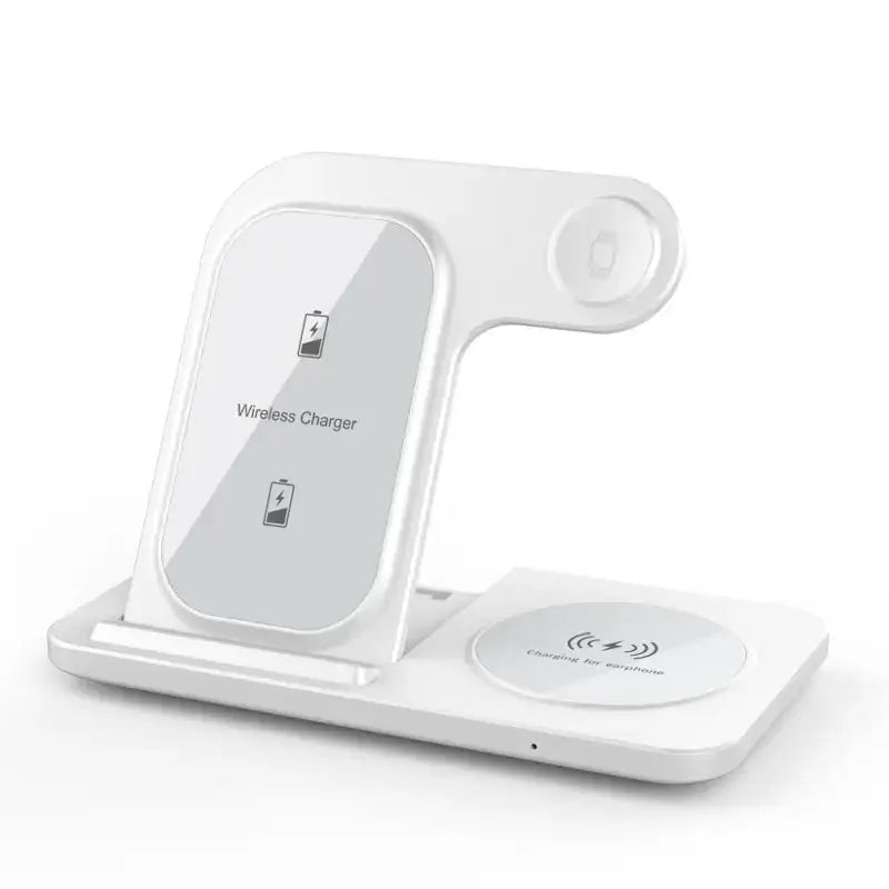 The wireless charging station with a charging cable