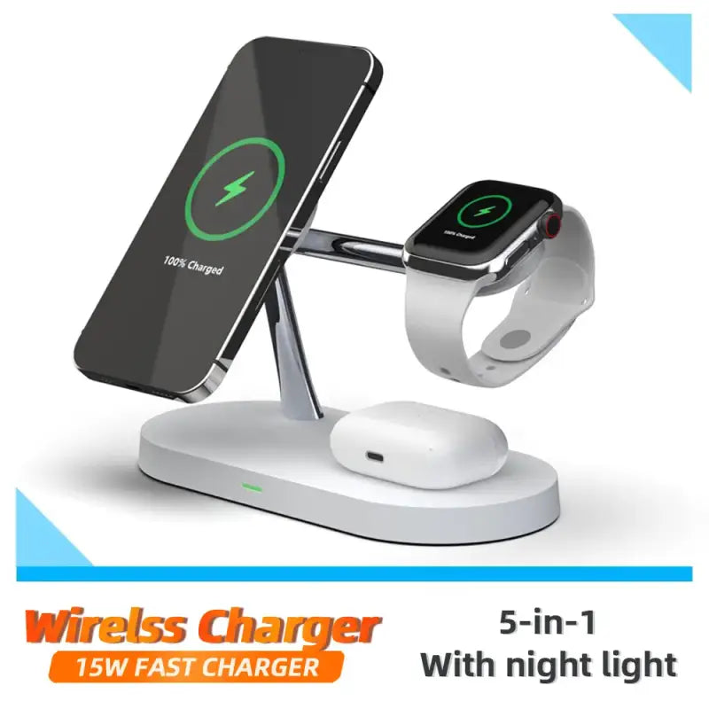 wireless charging station with wireless charger