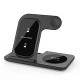 the wireless charging station with a wireless phone