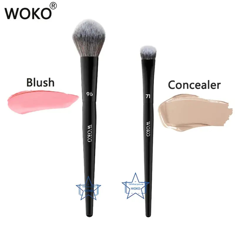 the two brushes are shown in the same image