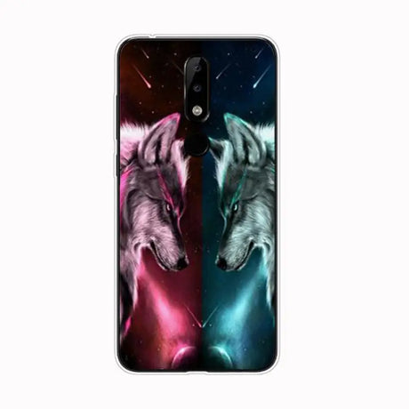 two wolves in the galaxy phone case