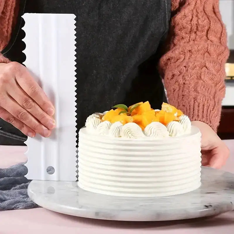 a woman is cutting a cake with a knife