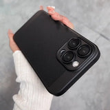 the case is made from carbon fiber and features a protective cover for the iphone 11