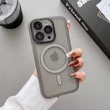 the iphone 11 case is shown in a gray color