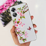 a woman holding a phone case with pink flowers