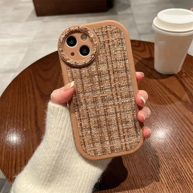 the iphone case is made from natural materials