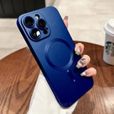 a woman holding a phone case with a phone holder