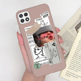 a woman holding a phone case with a photo of her face