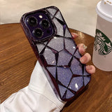 a woman holding a starbucks cup and a phone case