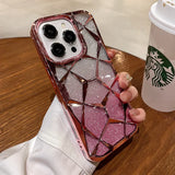 a woman holding a starbucks cup and a phone case