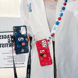 a woman wearing a white lab coat and holding a cell case