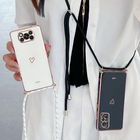 a woman wearing a white coat and black tie holding a cell phone