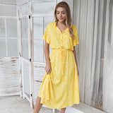 the daisy dress in yellow