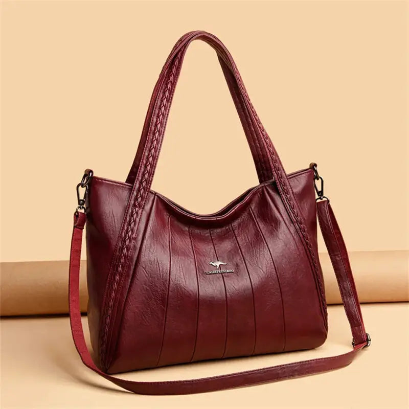 a women’s handbag with a zipper closure