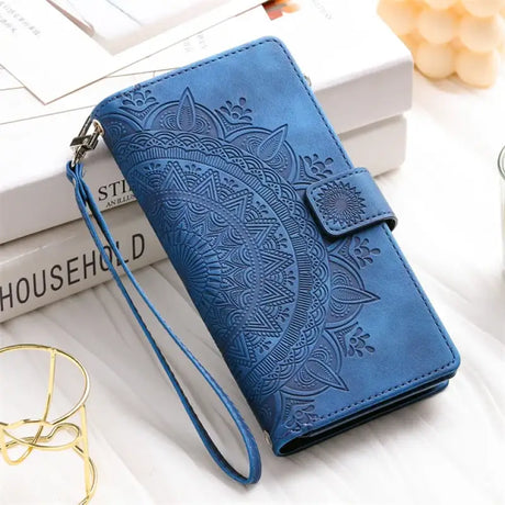 Women wallet case with flower pattern