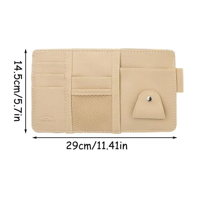 the person wallet with a zipper closure