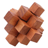 a wooden cube puzzle