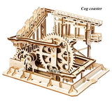 a wooden model of a machine