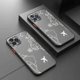 The world map iphone case