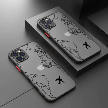 The world map iphone case