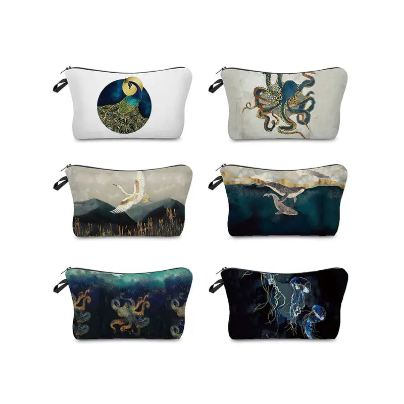 the sea cosmetic bag