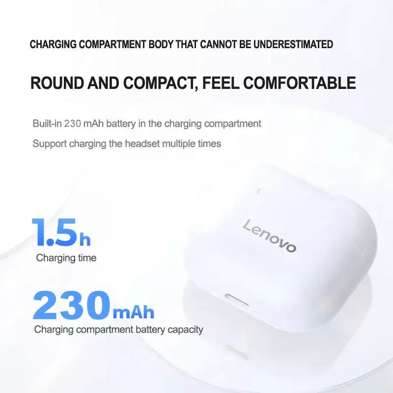 the xiao airpods is shown with the charging cable attached
