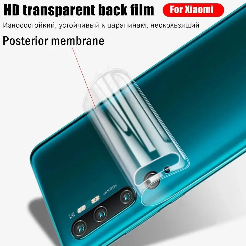 a close up of a phone with a transparent back cover