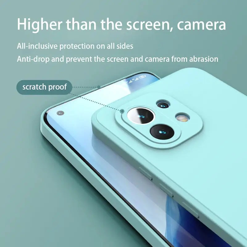 the camera lens on the back of a smartphone
