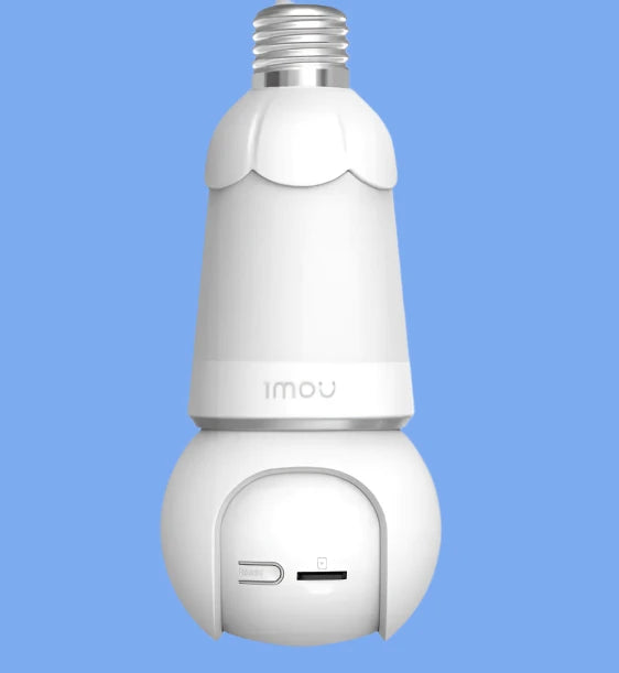 the xiao smart light bulb is shown in white