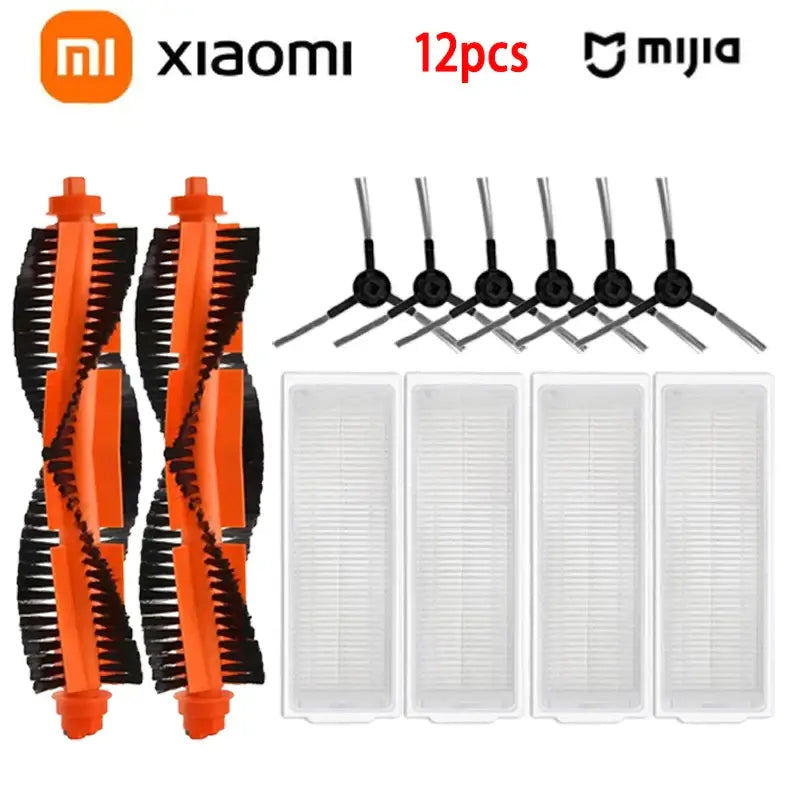 xiaomi 12pcs / set multi brush set for kitchen cleaning