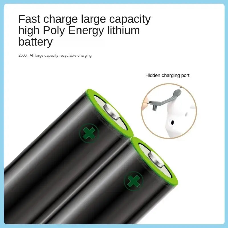 the battery charger is attached to a battery