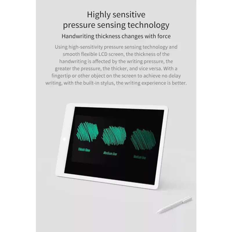 the ipad air is shown with a screen showing the sound waves