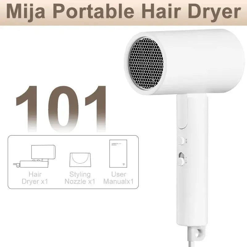 the hair dryer is a portable hair dryer that can be used for drying hair