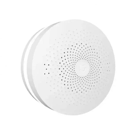 the white speaker is shown on a white background