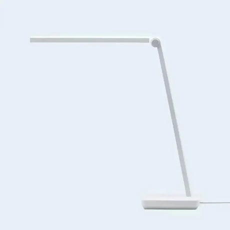 a white table lamp on a white background