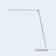 a white table lamp on a white background