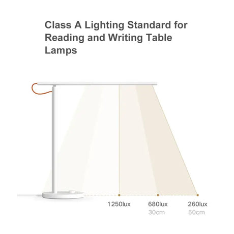 a white table lamp with a white shade