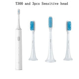 three toothbrushs with the words’100 and sensitive ’