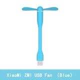 a blue usb usb stick with a white background