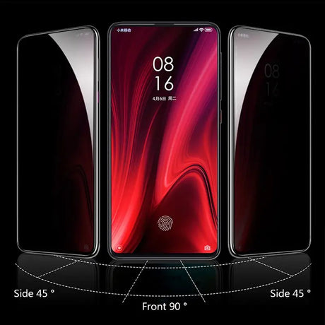 the redmik smartphone is shown in three different angles