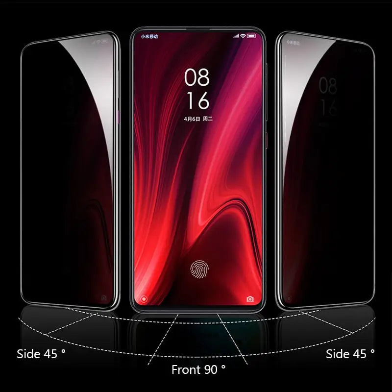 the redmik smartphone is shown in three different angles
