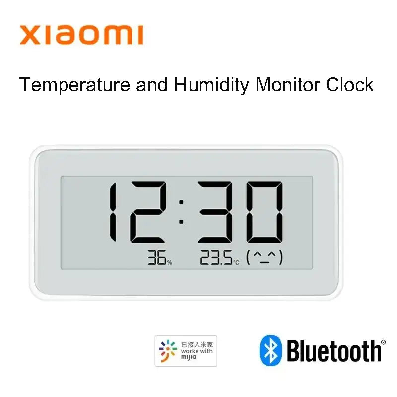 Xon temperature and humidity monitor clock