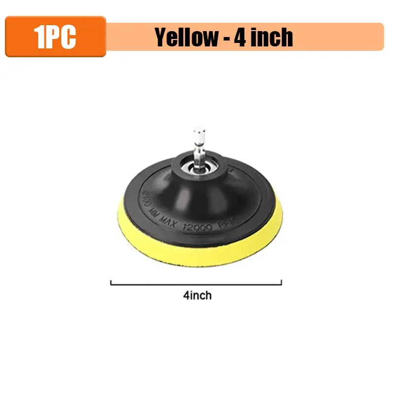 yellow 4 inch polisher