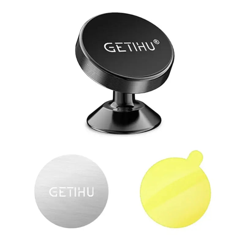 the getu car phone holder with a yellow stick