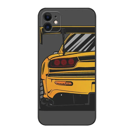 The yellow car iphone case