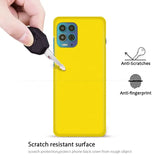 the yellow case is being used to protect the phone from scratches