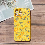 yellow flower phone case